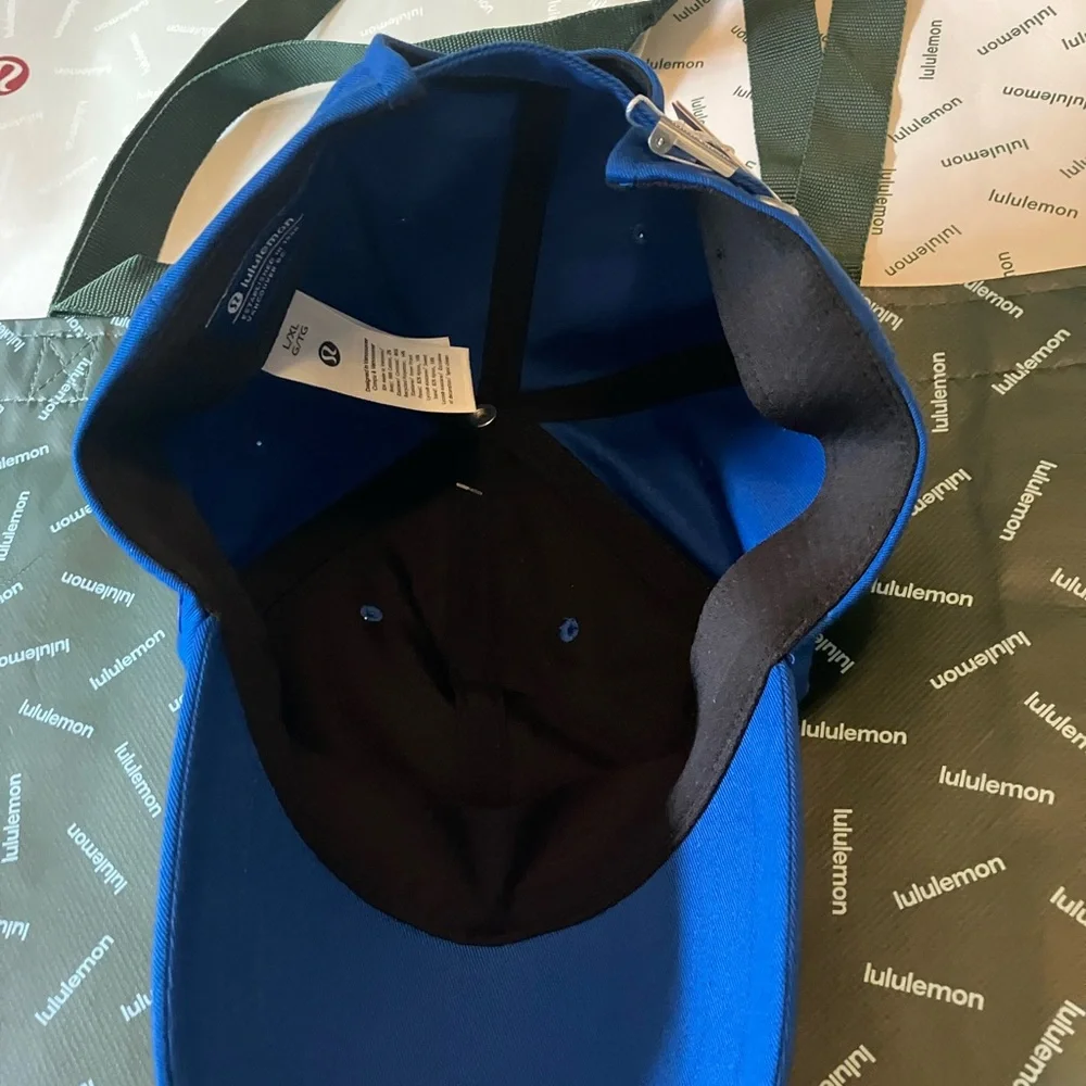 NWT Lululemon Unisex Ball Cap, L/XL, Galactic Cobalt - Picture 2 of 5